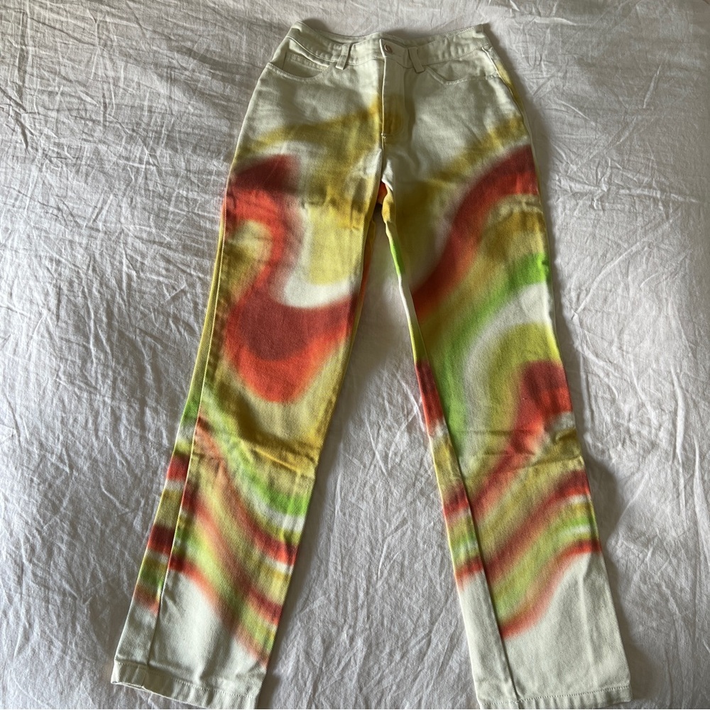 Paloma Wool Kent Airbrushed Swirl Pant